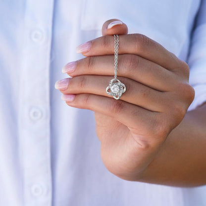 To My Beautiful Soulmate | I Love You Forever and Always - Love Knot Necklace